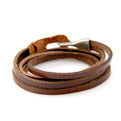 Genuine Leather Layered Bracelet dylinoshop