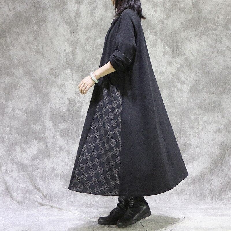 Lightweight Geometric Trench Coat | Nirvana dylinoshop