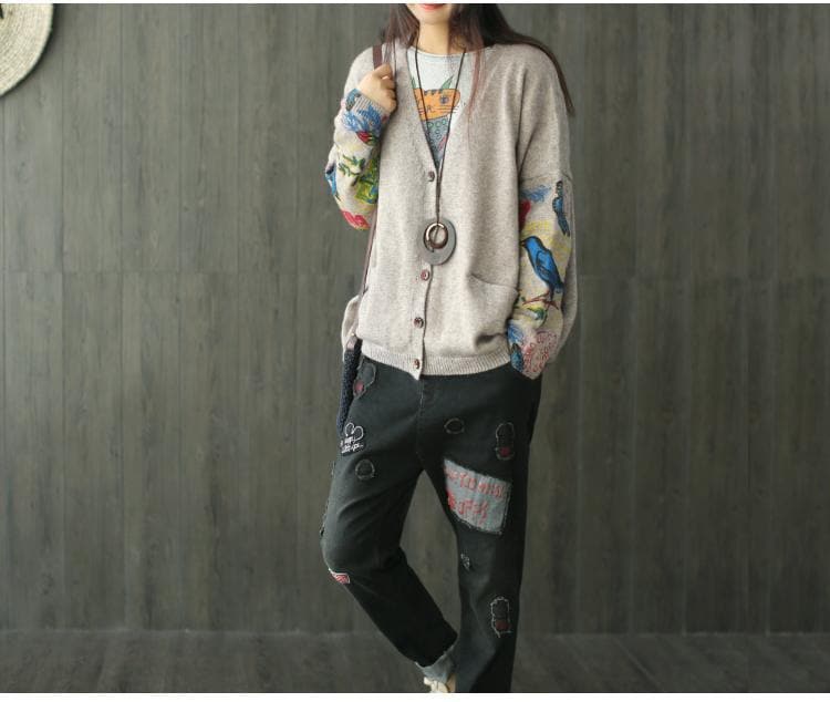 Pristine Nature Inspired Cardigan Buddha Trends