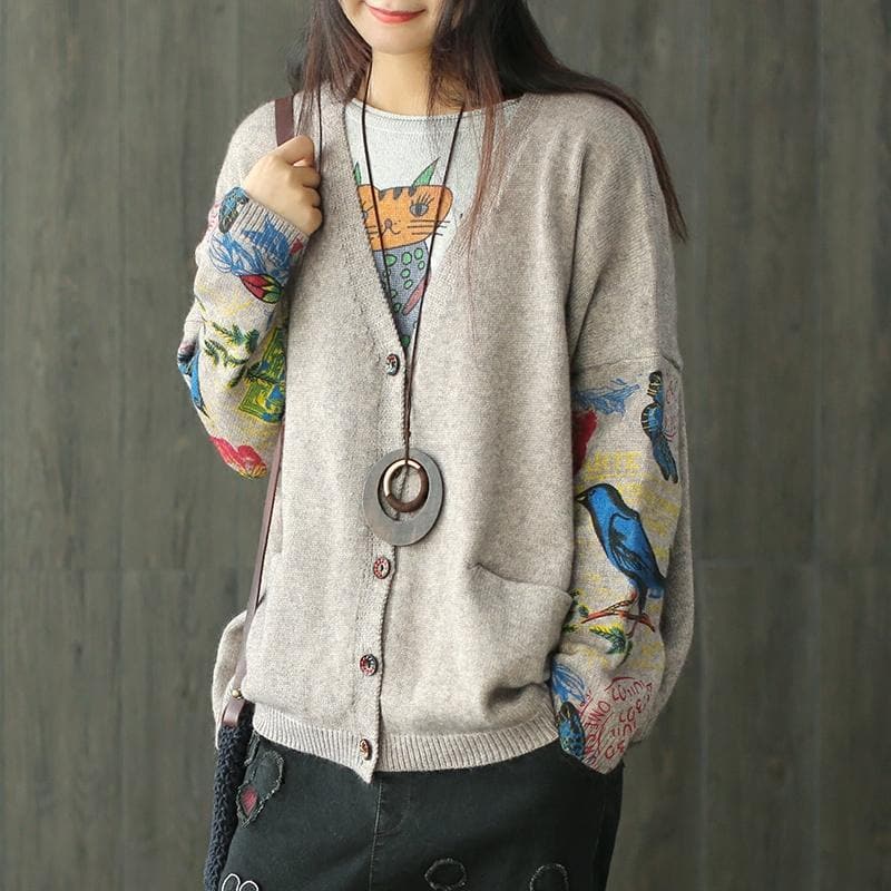 Pristine Nature Inspired Cardigan Buddha Trends