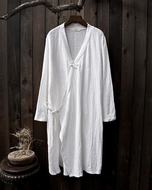 Zen Cotton Linen Long Cardigan  | Zen Buddha Trends