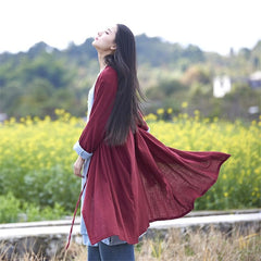 Zen Cotton Linen Long Cardigan  | Zen Buddha Trends