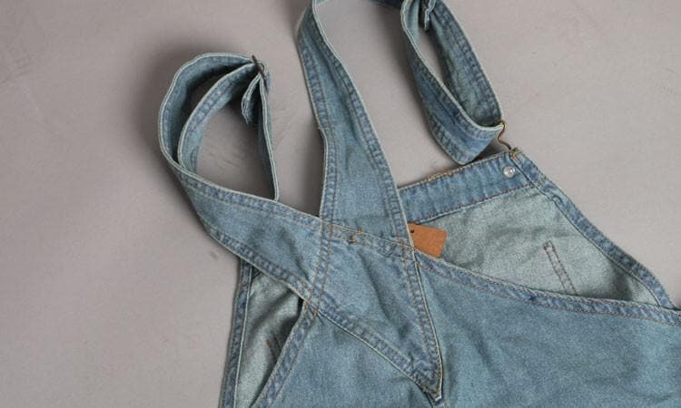 Casual Loose Denim Overalls dylinoshop