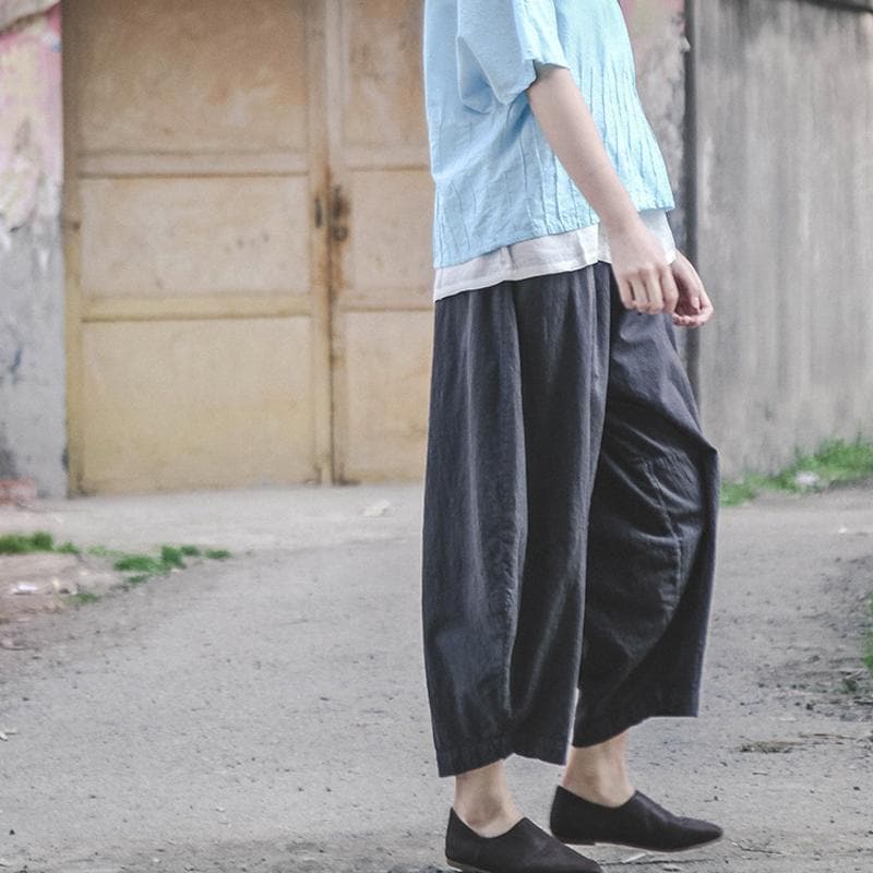 Casual Zen Linen Pants | Lotus dylinoshop