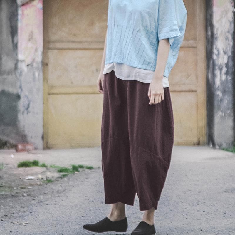 Casual Zen Linen Pants | Lotus dylinoshop