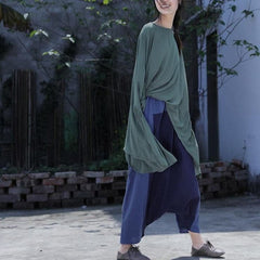 Batwing Sleeves Oversized Top | Lotus dylinoshop