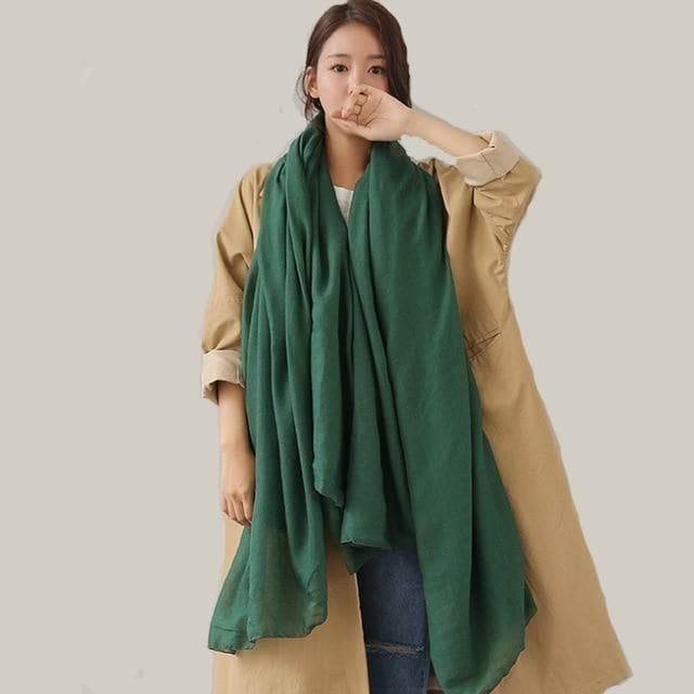 Pure Colours Oversized Shawls Buddha Trends