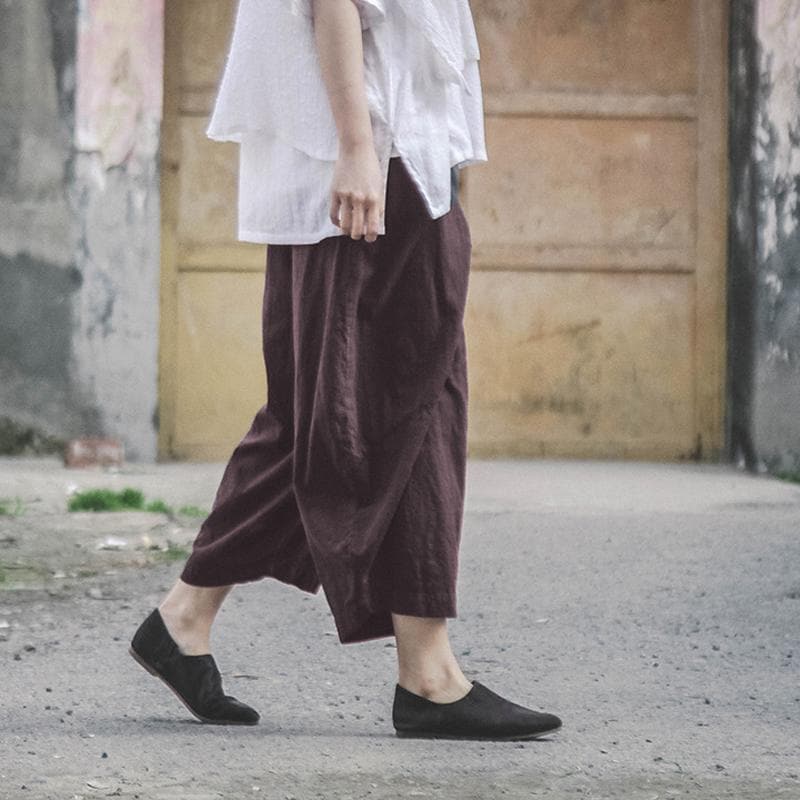 Casual Zen Linen Pants | Lotus dylinoshop