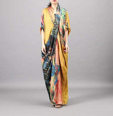 Asia Scenery Colourful Maxi Dress | Nirvana dylinoshop