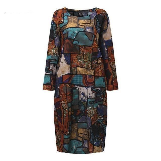 Van Gogh Art Inspired Dress Buddha Trends