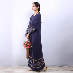 Floral Embroidered Chinese Dress dylinoshop