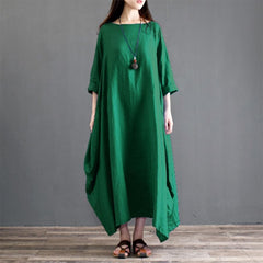 Asymmetrical Oversized Maxi Dress dylinoshop