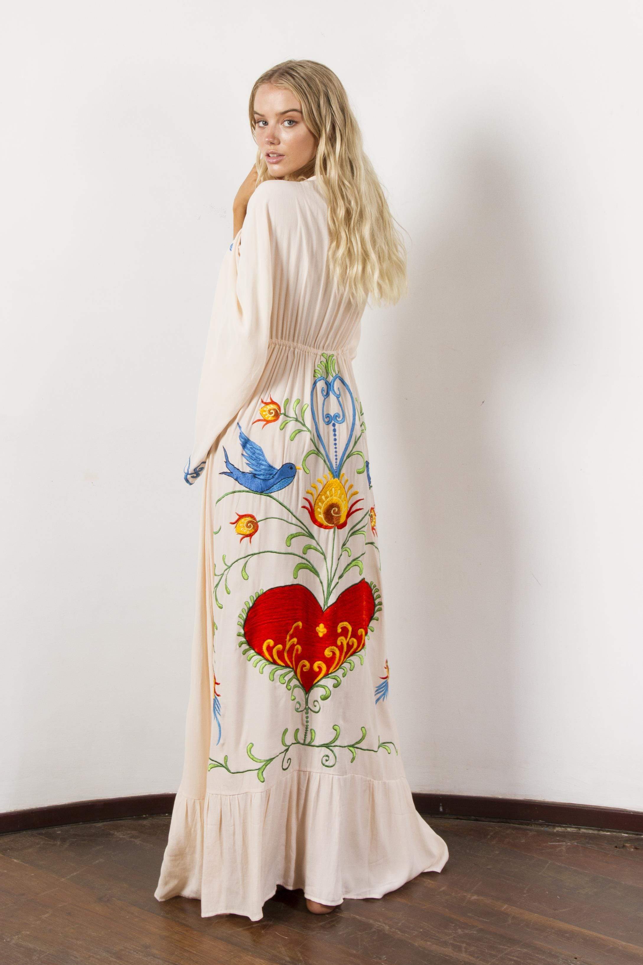 Higher Consciousness  Boho Maxi Dress dylinoshop