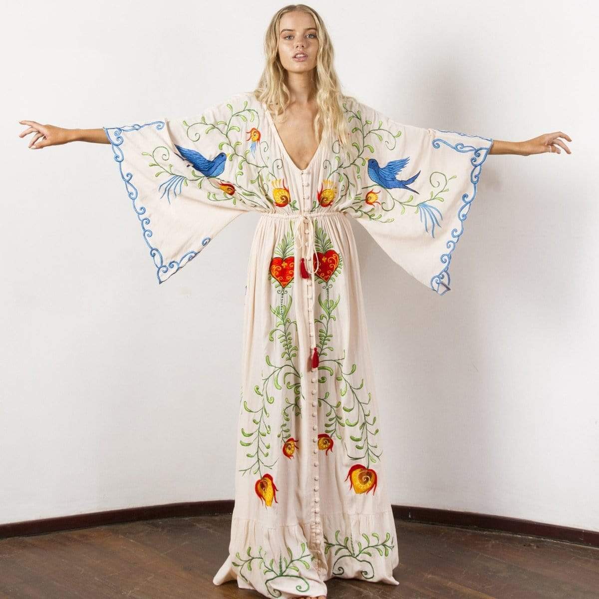 Higher Consciousness  Boho Maxi Dress dylinoshop