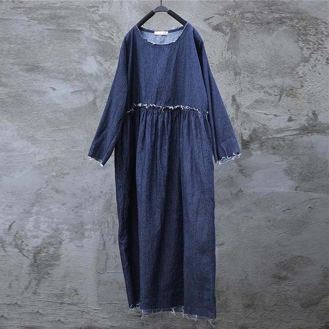 Casual Loose Denim Dress | Zen dylinoshop