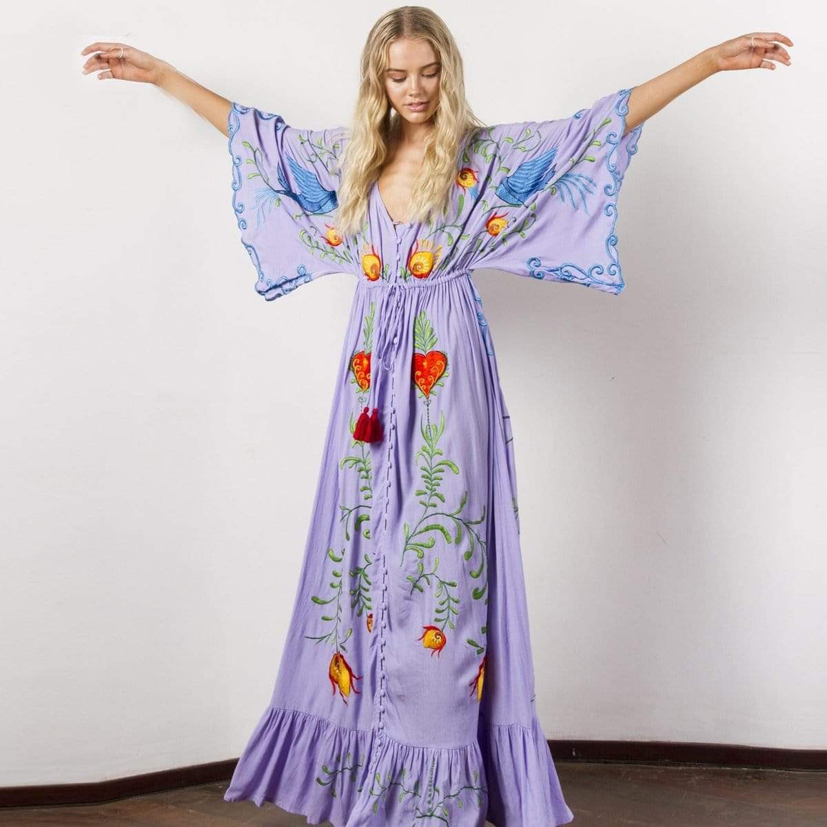 Higher Consciousness  Boho Maxi Dress dylinoshop