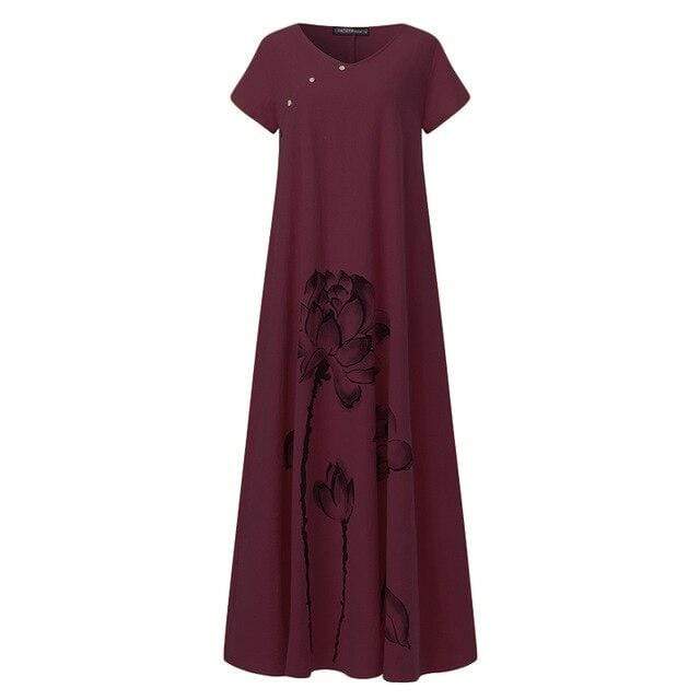 Soft Enya Lotus Dress Buddha Trends