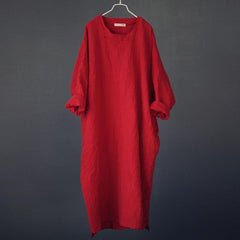 Simply Zen Long Sleeve Linen Dress  | Zen Buddha Trends