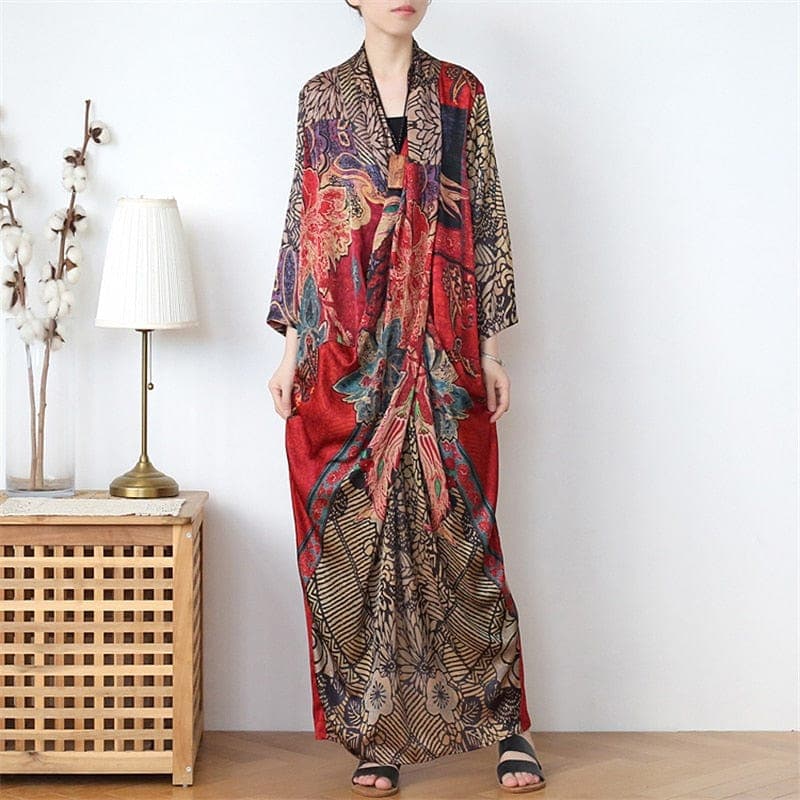 Silk Chinese Cross Tunic | Nirvana Buddha Trends