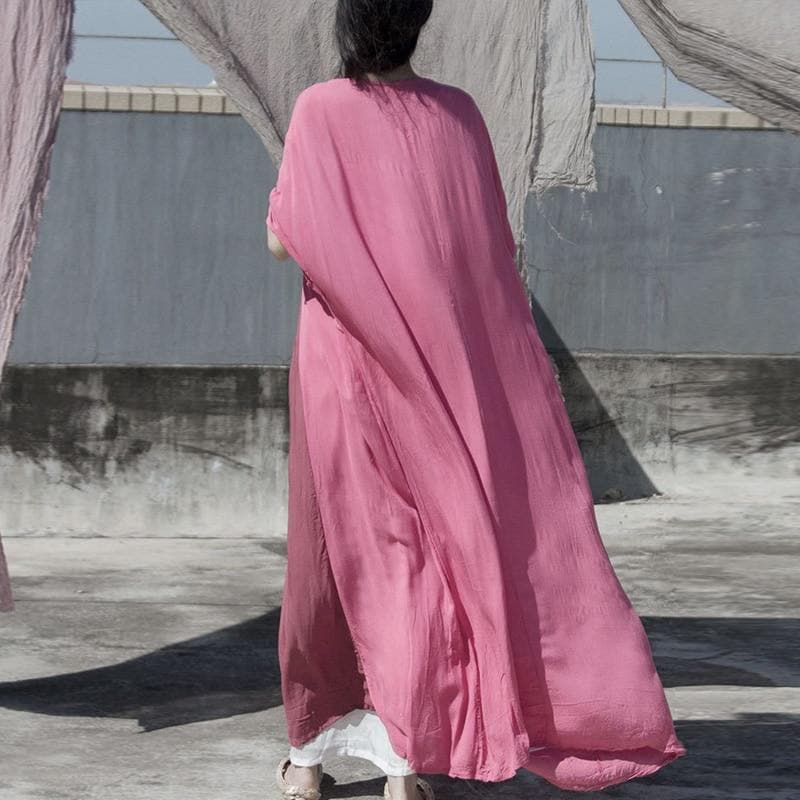 Sweet Modesty Oversized Maxi Robe | Lotus Buddha Trends