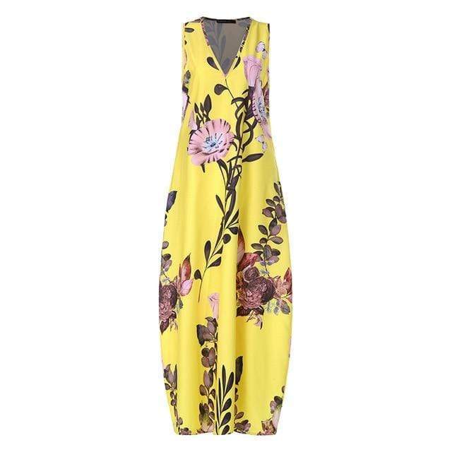 Venus Modern Boho Floral Dress Buddha Trends