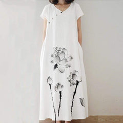 Soft Enya Lotus Dress Buddha Trends