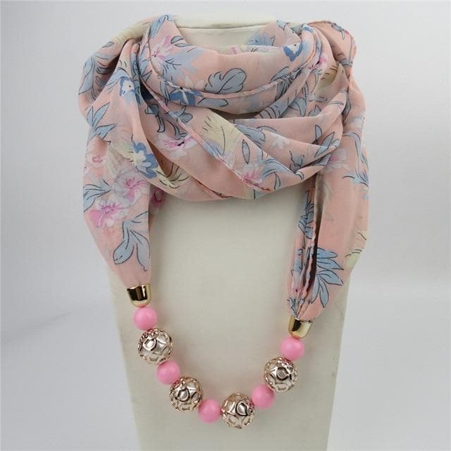 Emma Chiffon Scarf Necklace dylinoshop