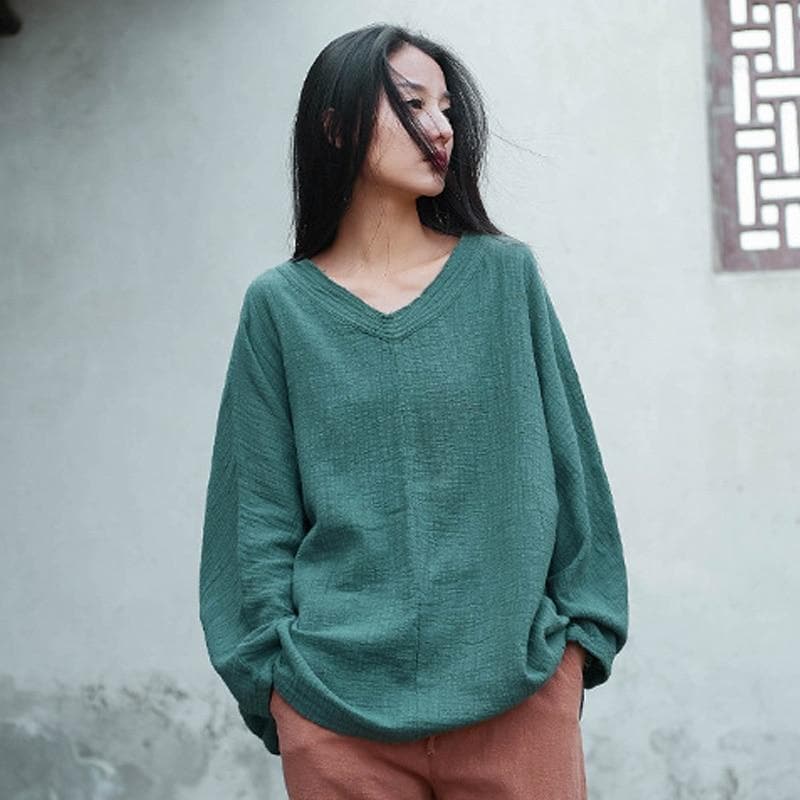 Long Sleeve Batwing Shirt  | Zen dylinoshop