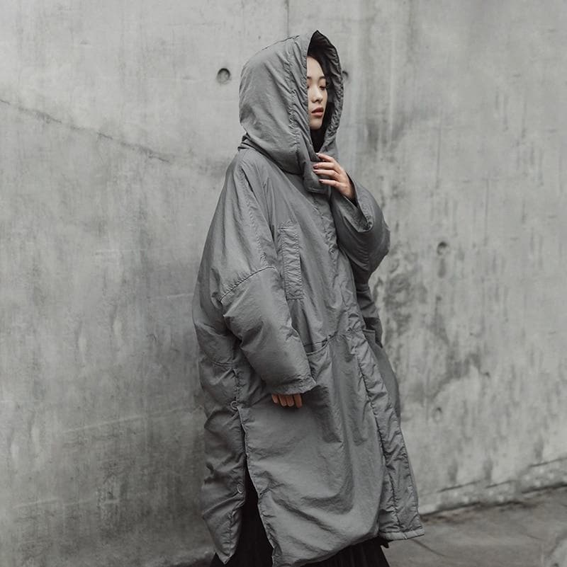 Extreme Oversized Grey Puffer Coat | Millennials dylinoshop