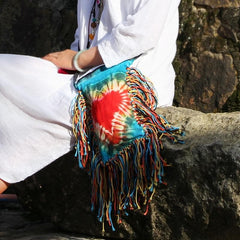 Handmade Tie Dye Hippie Bag dylinoshop