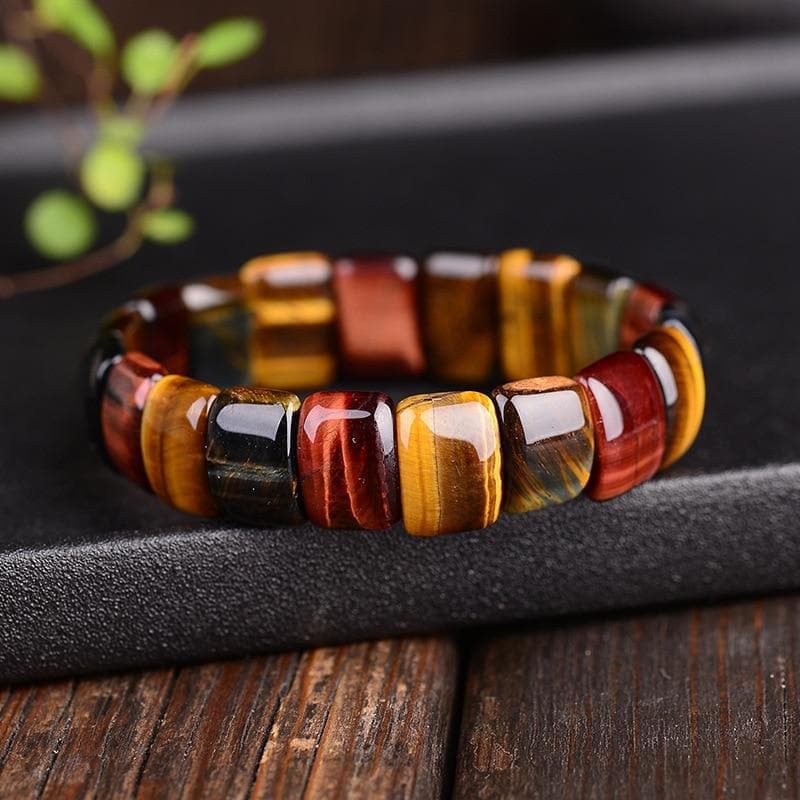 Handmade Tiger Eye Beaded Bracelet dylinoshop