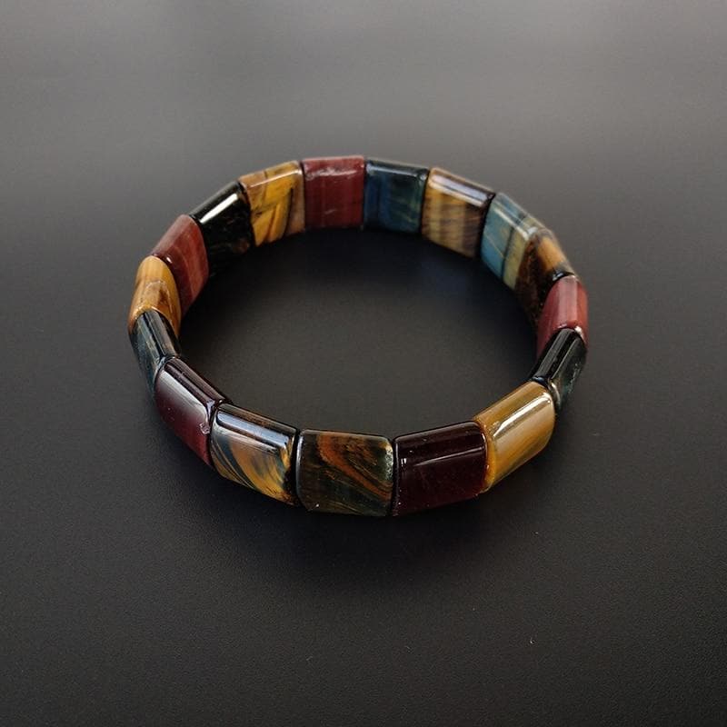 Handmade Tiger Eye Beaded Bracelet dylinoshop