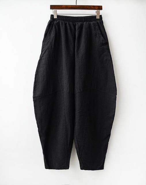 Wide Leg Linen Harem Pants | Zen Buddha Trends