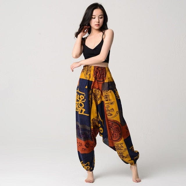 Ethnic Art Tribal Harem Pants dylinoshop