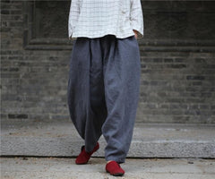 Zen Casual Linen Harem Pants | Zen Buddha Trends