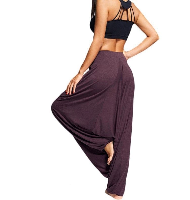 High Waist Drawstring Harem Pants dylinoshop