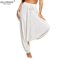 High Waist Drawstring Harem Pants dylinoshop