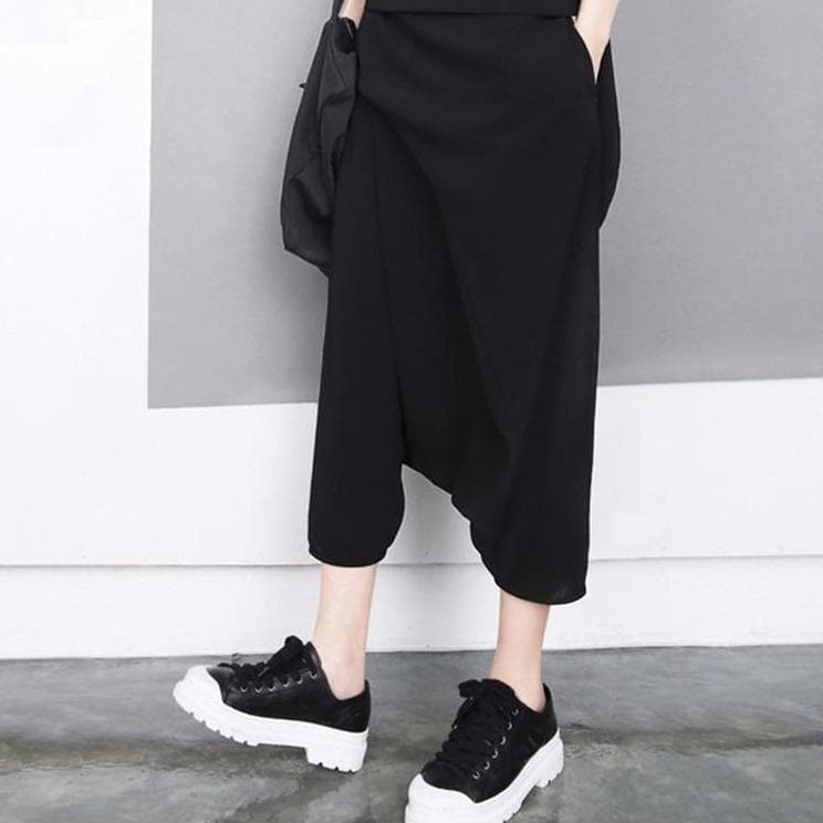 Kpop Fashion Black Harem Pants | Millennials dylinoshop