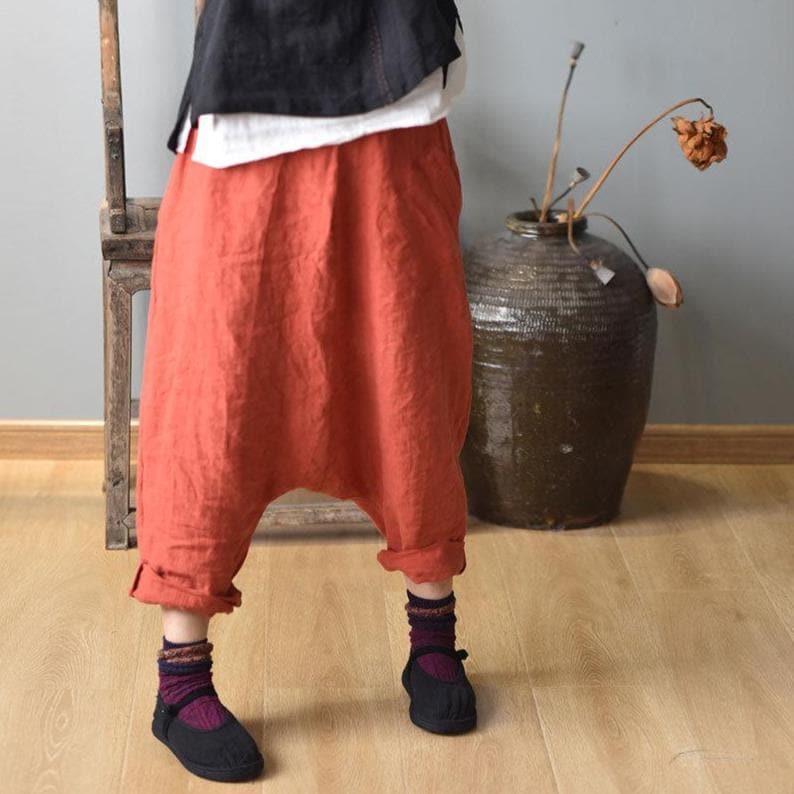 Oversized Drop Crotch Harem Pants | Hippie Buddha Trends