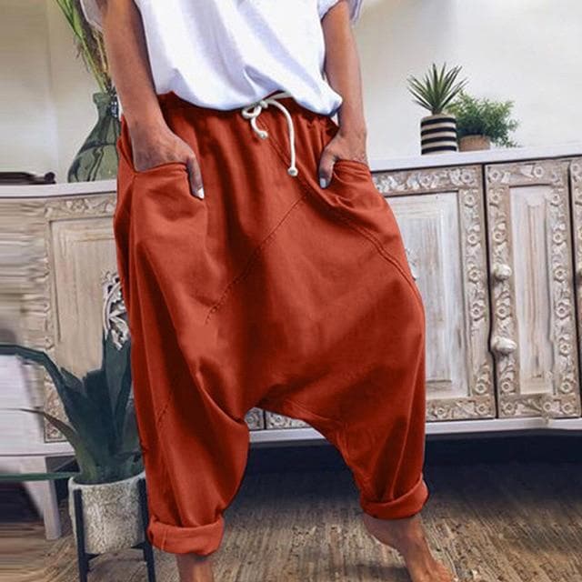 Street Style Oversized Harem Pants Buddha Trends