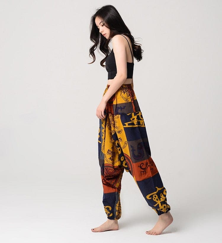 Ethnic Art Tribal Harem Pants dylinoshop