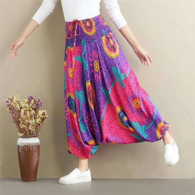 Tempting Peace Loose Harem Pants Buddha Trends