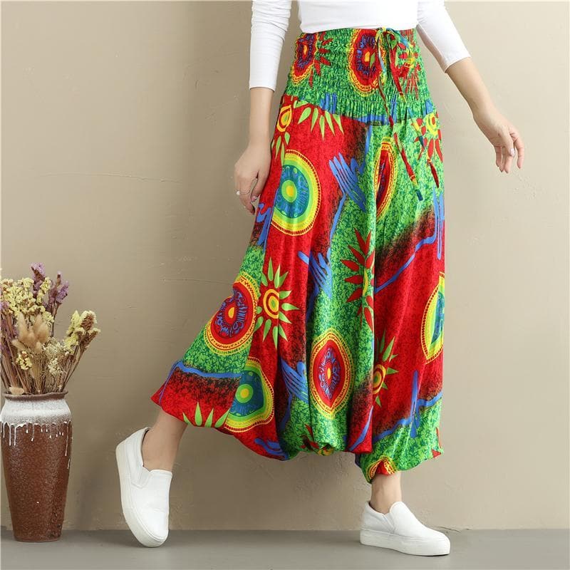 Tempting Peace Loose Harem Pants Buddha Trends