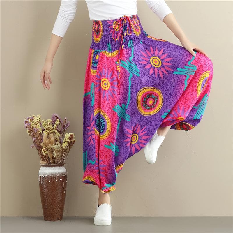 Tempting Peace Loose Harem Pants Buddha Trends