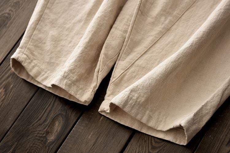 Wide Leg Linen Harem Pants | Zen Buddha Trends