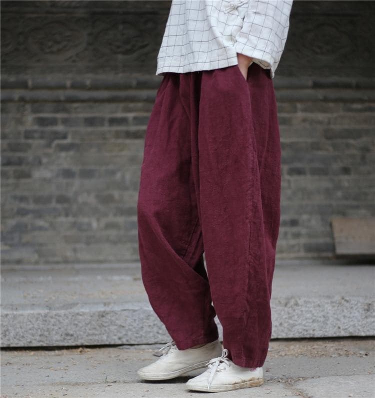 Zen Casual Linen Harem Pants | Zen Buddha Trends