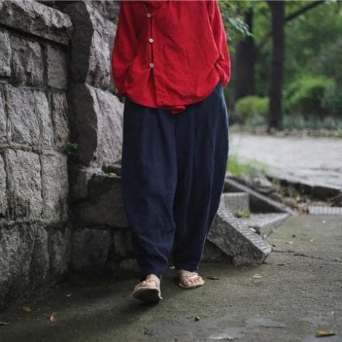 Zen Casual Linen Harem Pants | Zen Buddha Trends