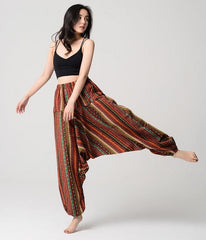 Zen Geometry Loose Harem Pants Buddha Trends