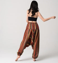 Zen Geometry Loose Harem Pants Buddha Trends