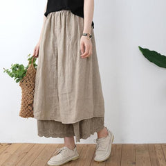 Split Side Palazzo Skirt Pants | Zen Buddha Trends